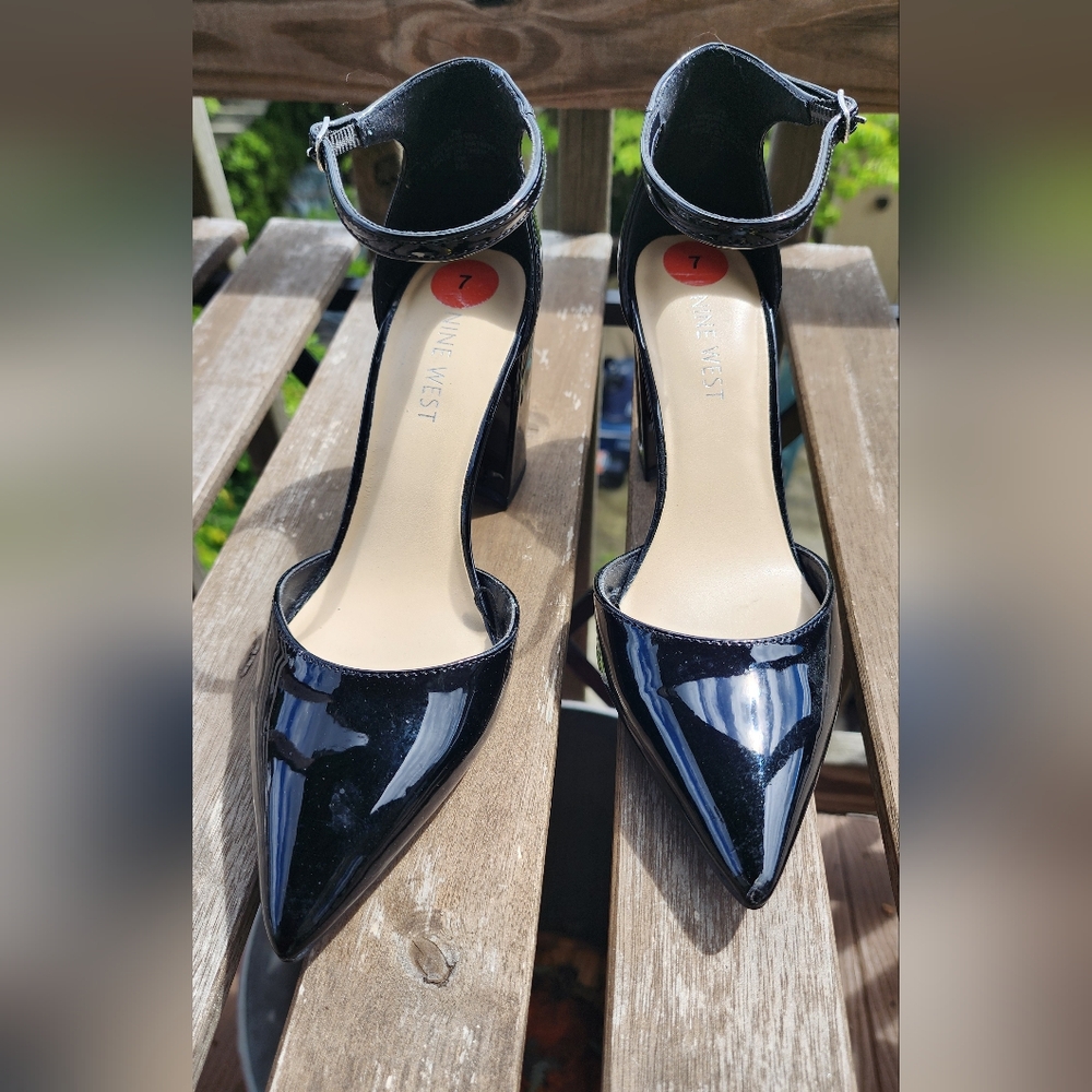 Nine West Black Patent Leather Women's Shoes